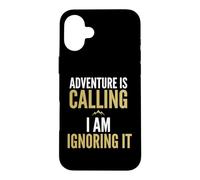 Carcasa para iPhone 16 Plus La Aventura está Llamando Lo Estoy ignorando Introvertido Hiker