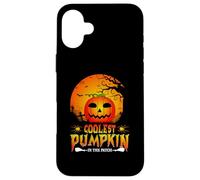 Carcasa para iPhone 16 Plus La Calabaza más Genial en el Parche - Halloween Jack O Lantern