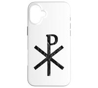 Carcasa para iPhone 16 Plus La Cruz Chi-Rho - Símbolo De Jesucristo - Vintage