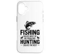 Carcasa para iPhone 16 Plus La Pesca Resuelve la mayoría de mis Problemas