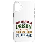 Carcasa para iPhone 16 Plus La prisión más difícil de Dejar construida para la Seguridad