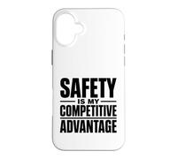 Carcasa para iPhone 16 Plus La Seguridad es mi Ventaja competitiva | Regalo de Seguridad en el Lugar de Trabajo