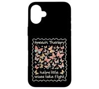 Carcasa para iPhone 16 Plus La Terapia del Habla Ayuda a pequeñas Voces a Tomar Vuelo SLP