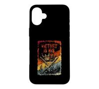 Carcasa para iPhone 16 Plus La Victoria es su fe Cristiana de Espadas guerreras