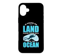 Carcasa para iPhone 16 Plus Land Please Throw Back Into The Ocean Scuba Dive Diving