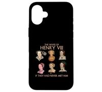Carcasa para iPhone 16 Plus Las Esposas de Enrique VIII Historical Women Print