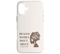 Carcasa para iPhone 16 Plus Las Mujeres sanadas no discuten el empoderamiento del Bienestar Emocional