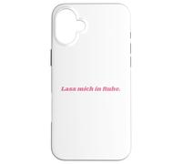 Carcasa para iPhone 16 Plus Lass Mich in Ruhe