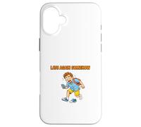 Carcasa para iPhone 16 Plus Late Again, un diseño Divertido de Lucha Diaria
