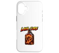 Carcasa para iPhone 16 Plus Lava Core Volcán Fuego Fantasía Energía Mundo
