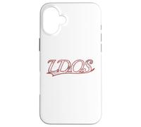 Carcasa para iPhone 16 Plus LDOS Last Day of Summer Vintage Varsity Distressed Throwback