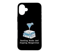 Carcasa para iPhone 16 Plus Lecturas de ficción para Amantes de los Libros & Margaritas