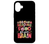 Carcasa para iPhone 16 Plus Leer es alimento para tu Cerebro Libros Infantiles Personajes
