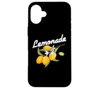 Carcasa para iPhone 16 Plus Lemonade Cute Lemon Fruit Fresh and Juicy Capri Lemons