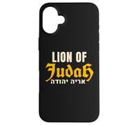 Carcasa para iPhone 16 Plus León de Judá Gráfico Bíblico Hebreo