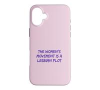 Carcasa para iPhone 16 Plus Lesbian Plot Vintage 70s Feminist tee Lavender Menace Histor