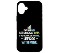 Carcasa para iPhone 16 Plus Let's Look At Data - Data Science Statistics Data Analyst