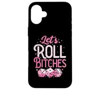 Carcasa para iPhone 16 Plus Let's Roll Bitches Dice Funny Bunco Game Night Bunco Player