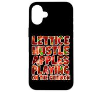 Carcasa para iPhone 16 Plus Lettice Hustle Apples Playing on The Gridiron