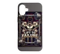 Carcasa para iPhone 16 Plus Levantamiento al Fracaso Halterofilia Culturista