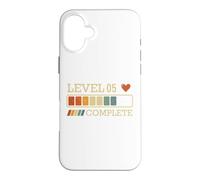 Carcasa para iPhone 16 Plus Level 05 Complete Vintage 05 Years 5th Wedding Anniversary