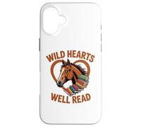 Carcasa para iPhone 16 Plus Libro Bien leído de Wild Heart Horse Lover Nerd Cowgirl Western