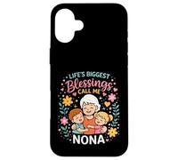 Carcasa para iPhone 16 Plus Life'S Biggest Blessings Call Me Nona Italian Grandma