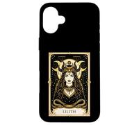 Carcasa para iPhone 16 Plus Lilith Tarot Card Wicca Gothic Goddess Pagan Ocult