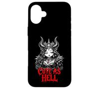 Carcasa para iPhone 16 Plus Lindo como el Infierno Lilith Angel of Darkness Gothic