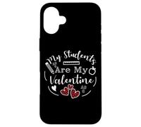 Carcasa para iPhone 16 Plus Lindo Profesor, mis Alumnos me robaron el corazón, Amor, Cita de San Valentín