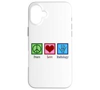 Carcasa para iPhone 16 Plus Lindo Radiólogo Paz Amor Radiología