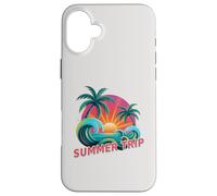 Carcasa para iPhone 16 Plus Lindo Viaje DE Verano Todas Las Chicas Vacaciones Qué Pasa Playas Familia
