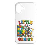Carcasa para iPhone 16 Plus Little Genius Robot Puzzle Builder, diseño Infantil