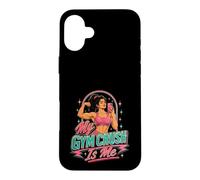 Carcasa para iPhone 16 Plus Lo Que me Gusta en el Gimnasio es Levantar Confident Flex