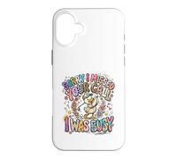 Carcasa para iPhone 16 Plus Lo Siento, perdí tu Llamada Estaba Ocupado Golfing Duck