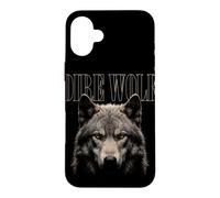 Carcasa para iPhone 16 Plus Lobo Dire Cara Luz De Luna Bosque Fauna Silvestre Naturaleza