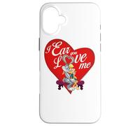 Carcasa para iPhone 16 Plus Looney Tunes Bugs and Lola Ear Love Valentine's Day