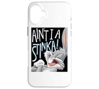Carcasa para iPhone 16 Plus Looney Tunes Bugs Bunny Ain't I a Stinka!