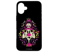 Carcasa para iPhone 16 Plus Looney Tunes Dia de los Muertos Sylvester & Tweety Halloween
