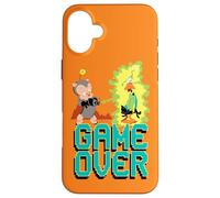 Carcasa para iPhone 16 Plus Looney Tunes Porky and Daffy Game Over