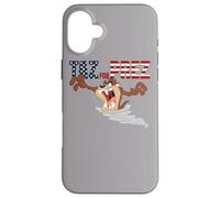 Carcasa para iPhone 16 Plus Looney Tunes Taz For Prez
