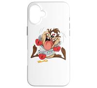 Carcasa para iPhone 16 Plus Looney Tunes Taz Love Locked Valentine's Day