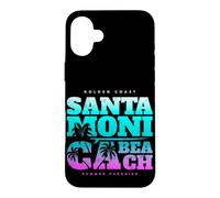 Carcasa para iPhone 16 Plus Los Angeles California Dreaming Shirts, Santa Monica Beach