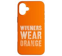 Carcasa para iPhone 16 Plus LOS GANADORES Usan Naranja Campamento de Verano Team Building War Game Day