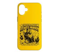 Carcasa para iPhone 16 Plus Los Pollos me Hacen Sentir Menos Asesinato Terapia de gallinero