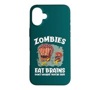 Carcasa para iPhone 16 Plus Los Zom omen Cerebros no se preocupan sarcástico Zombie Halloween