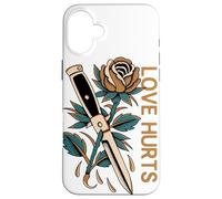 Carcasa para iPhone 16 Plus Love Hurts Rose Switchblade