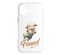 Carcasa para iPhone 16 Plus Luke 15:4-7 Parable of The Lost Sheep Found by Jesus Christ