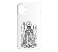 Carcasa para iPhone 16 Plus Maat Pluma Verdad Antiguo Egipcio Equilibrio Mito Arte