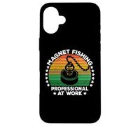 Carcasa para iPhone 16 Plus Magnet Fishing Treasure Hunters Dirt Fisher Metal Detecting